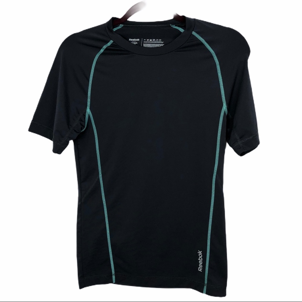 Reebok Mens Size Small Black Athletic Tee
